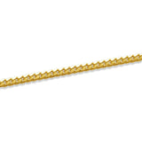 18k Yellow Gold Solid Miami Cuban Chain (2.5MM-4MM)