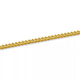 14k Yellow Gold Solid Miami Cuban Chain (2.5MM-4MM)