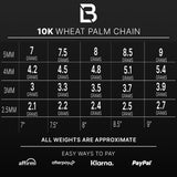 10k Yellow Gold Hollow Wheat Palm Bracelet