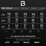 10k Yellow Gold Heavyweight Cable Bracelet