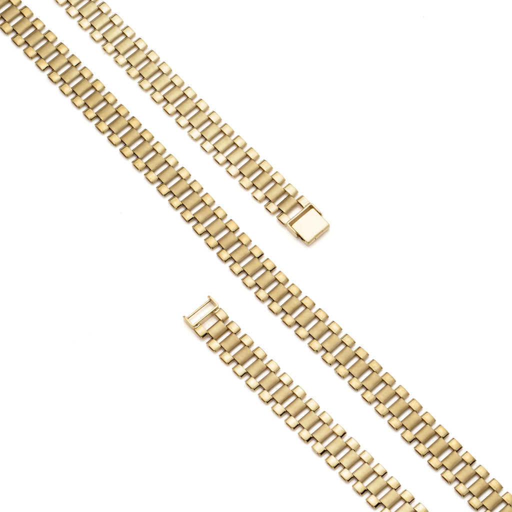 10k Yellow Gold Presidential RX Necklace