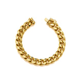 10k Yellow Gold Hollow Miami Cuban Bracelet
