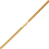 10k Yellow Gold Solid Miami Cuban Chain (2.5MM-4MM)