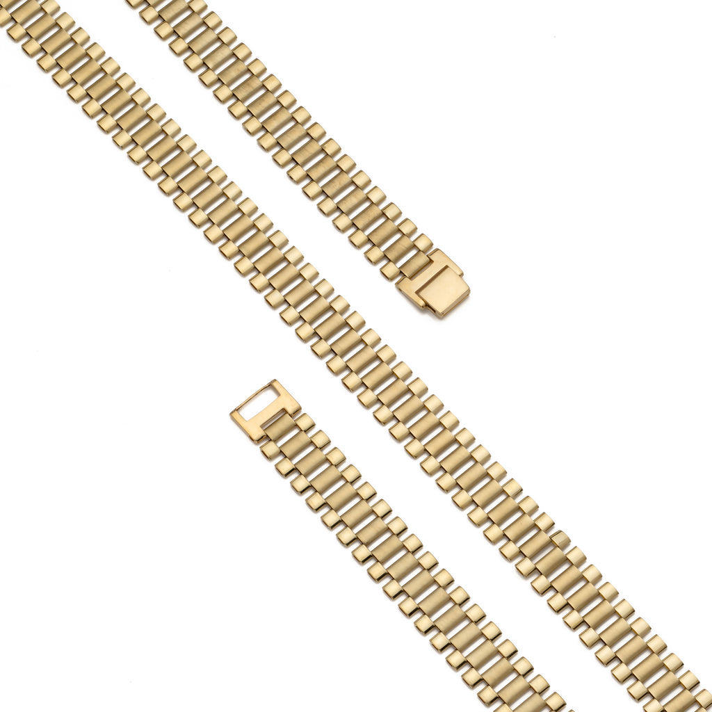 10k Yellow Gold Presidential RX Necklace