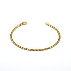 10k Yellow Gold Solid Miami Cuban Bracelet