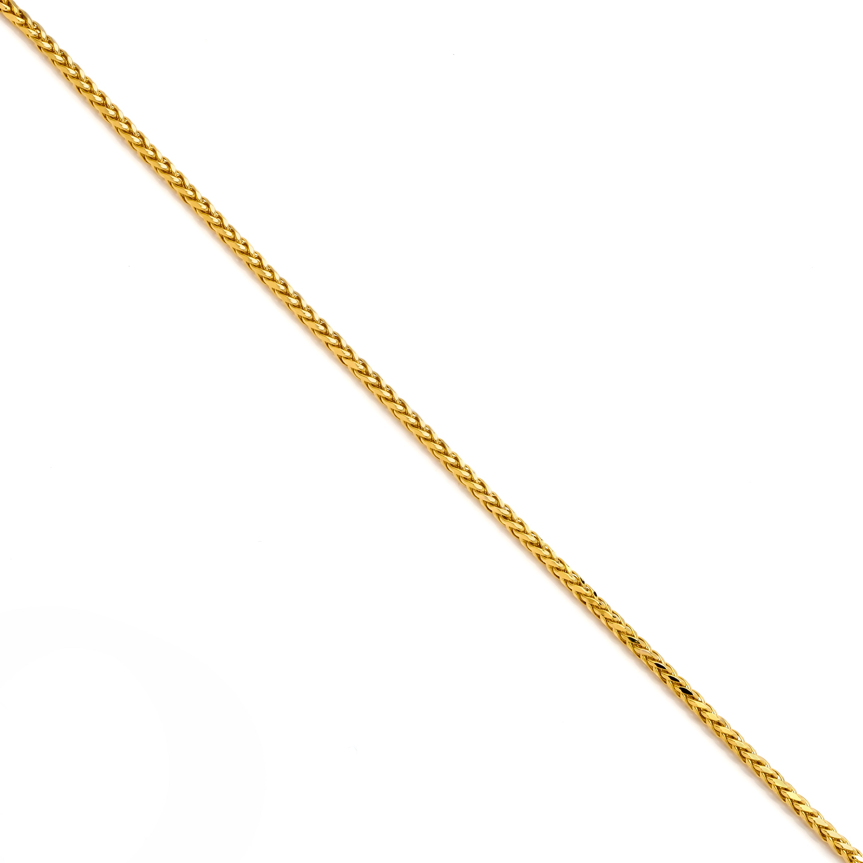 14k Yellow Gold Hollow Wheat Palm Bracelet