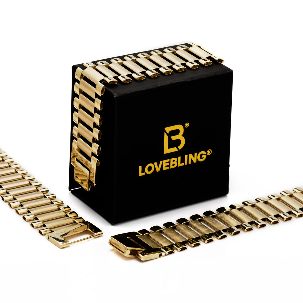 10k Yellow Gold Presidential RX Bracelet