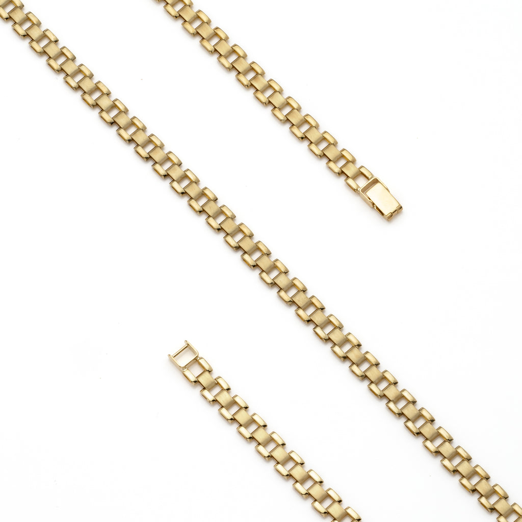 10k Yellow Gold Presidential RX Necklace