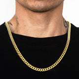 14k Yellow Gold Solid Miami Cuban Chain