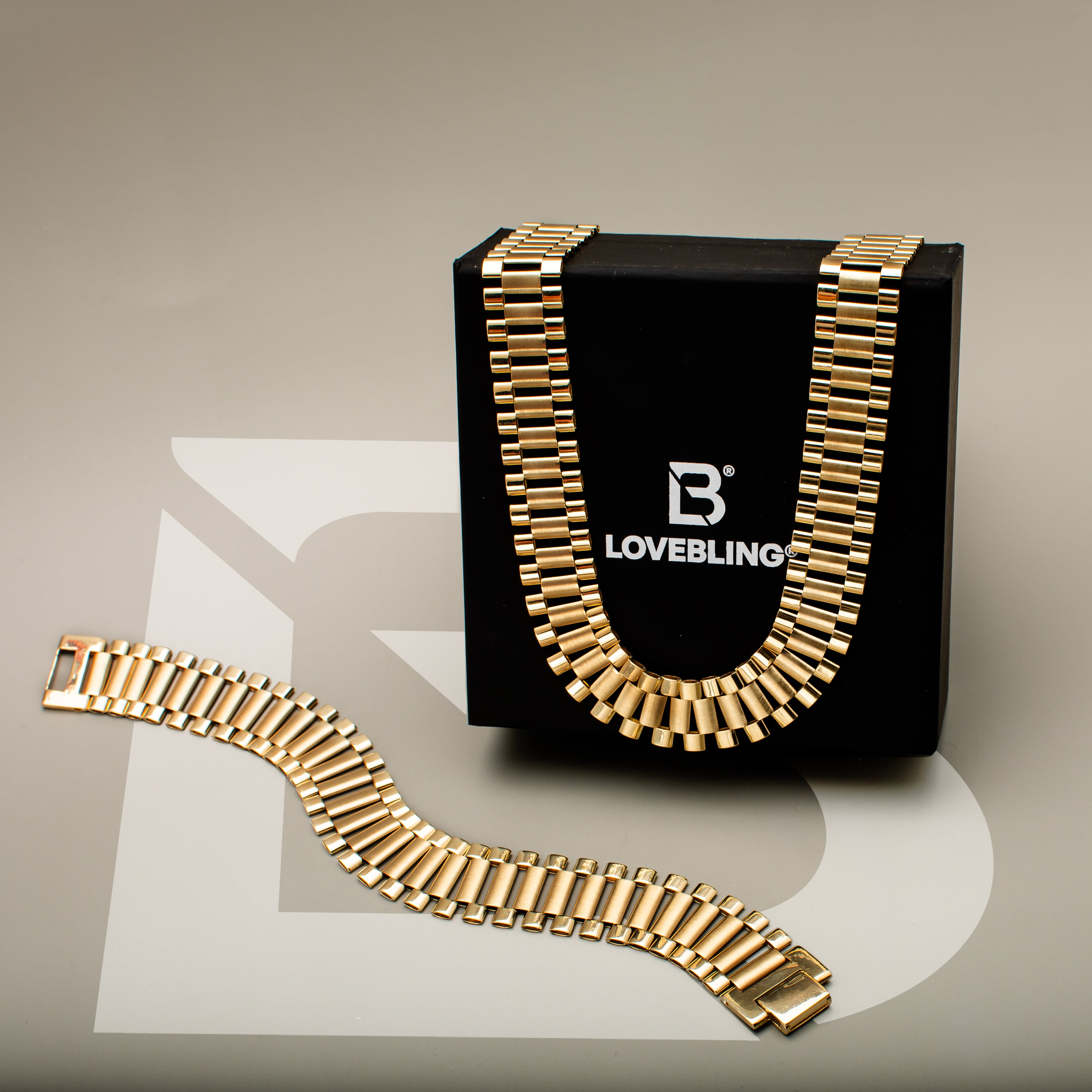 10k Yellow Gold Presidential RX Necklace