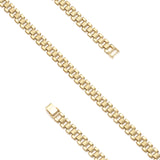 10k Yellow Gold Presidential RX Necklace