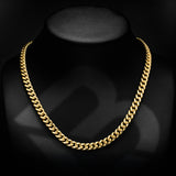 14k Yellow Gold Hollow Miami Cuban Chain