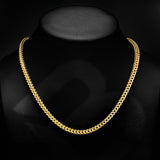 14k Yellow Gold Hollow Diamond Cut Franco Chain