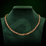 10k Rose Gold Solid Heavyweight Cable Link Chain with Lobster Lock (Available 3mm to 5mm)