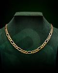 10k Yellow Gold Solid Figaro Chain