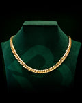 10k Yellow Gold Solid Miami Cuban Chain