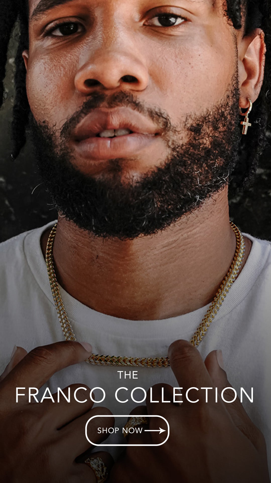 10k Yellow Gold Hollow Diamond Cut Franco Chain