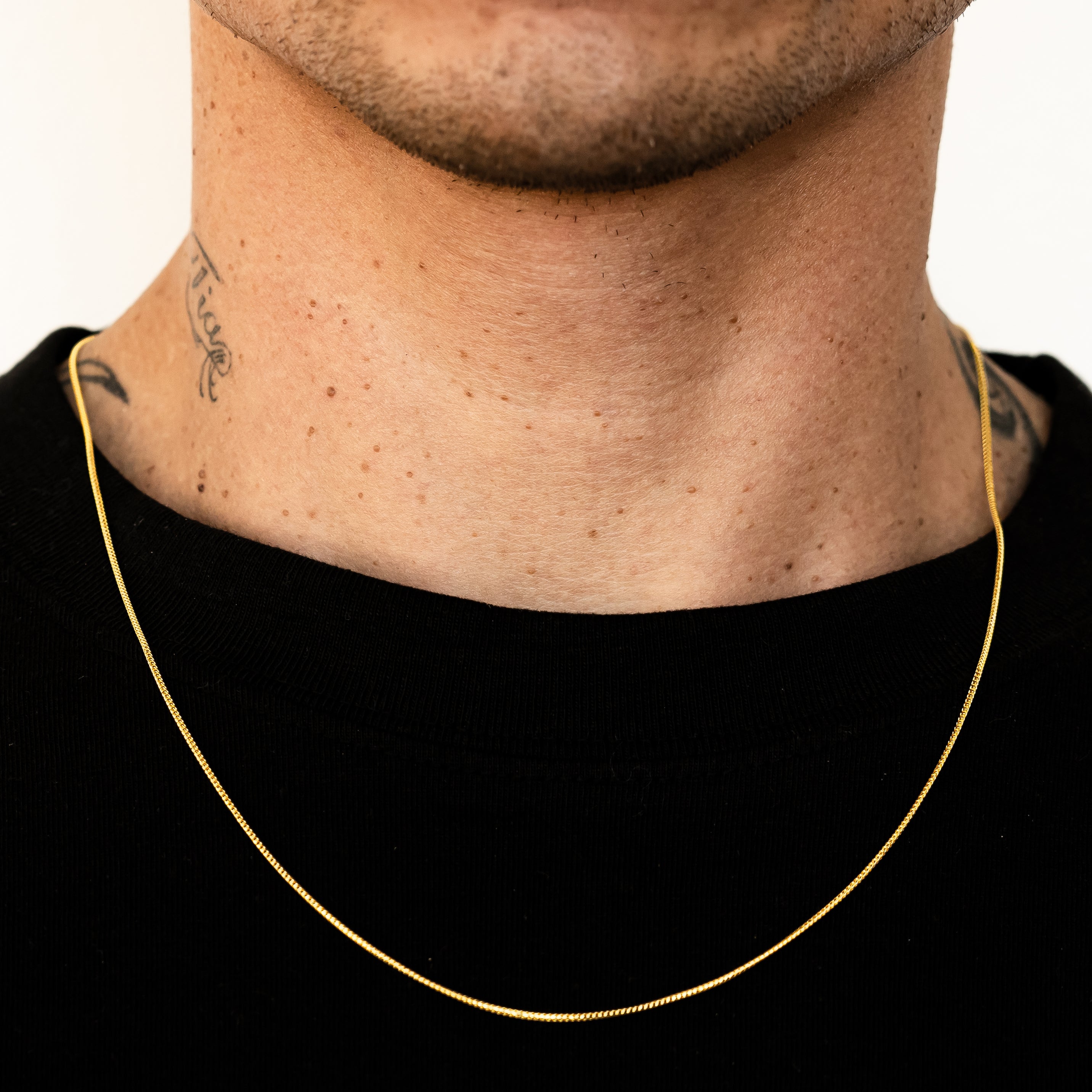 10k Yellow Gold Solid Diamond Cut Franco Chain
