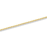 10k Yellow Gold Solid Heavyweight Cable Link Chain with Lobster Lock (Available 3mm to 5mm)