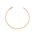 10k Yellow Gold Solid Curb Cuban Bracelet