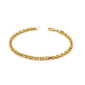 14k Yellow Gold Heavy Weight Cable Bracelet